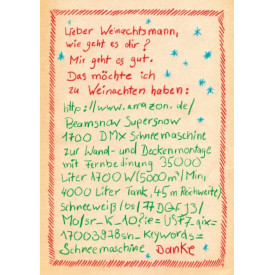 Lieber Weihnachtsmann