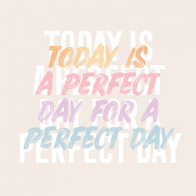 Today is a perfect day..