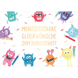 Monsterstarke Glückwünsche